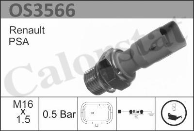 Calorstat by Vernet OS3566 - Sensore, Pressione olio autozon.pro