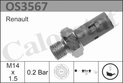Calorstat by Vernet OS3567 - Sensore, Pressione olio autozon.pro