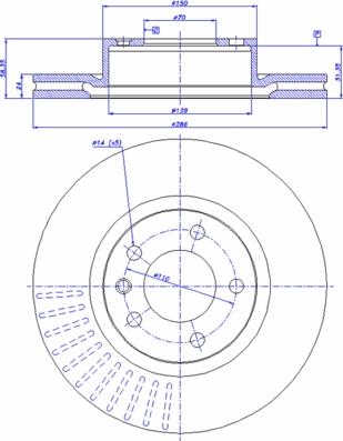 ATE 410700 - Discofreno autozon.pro