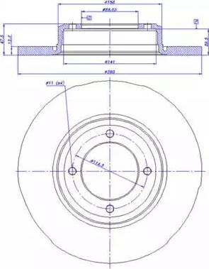 Delphi BG2113 - Discofreno autozon.pro