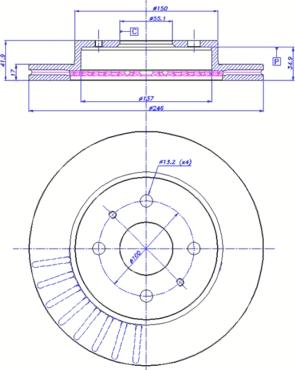 ATE 417107 - Discofreno autozon.pro