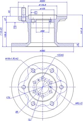 Lucas Electrical DF1763 - Discofreno autozon.pro