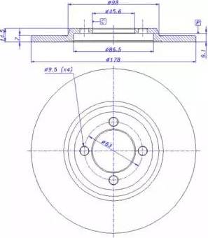 Delphi BG2102 - Discofreno autozon.pro