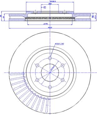 Kaishin CBR563 - Discofreno autozon.pro