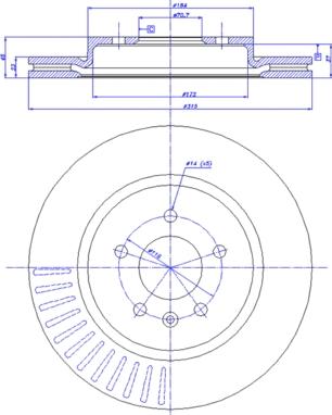 Zimmermann 640.4238.00 - Kit freno, Freno a disco autozon.pro