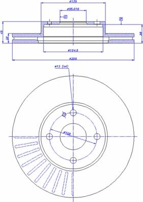 Remsa 122.0165 - Discofreno autozon.pro