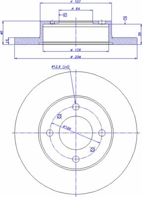 HELLA 8DD 355 105-761 - Discofreno autozon.pro