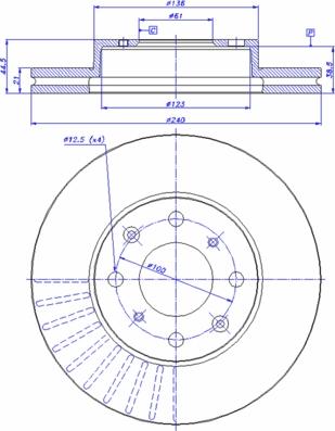 Valeo 186433 - Discofreno autozon.pro