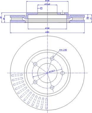 BENDIX 520874 - Discofreno autozon.pro