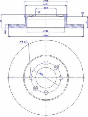 ABEX W0412 - Discofreno autozon.pro