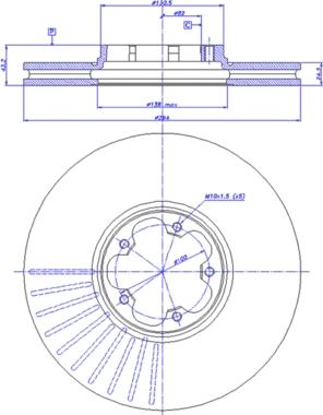 Villar 638.2136 - Kit freno, Freno a disco autozon.pro