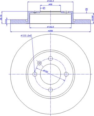 ABEX W 0465 - Discofreno autozon.pro