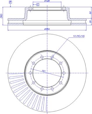 Pagid 52836 - Discofreno autozon.pro