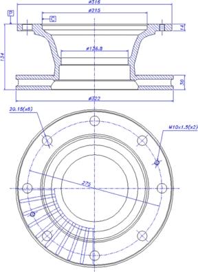 Mercedes-Benz N9024210712 - Discofreno autozon.pro