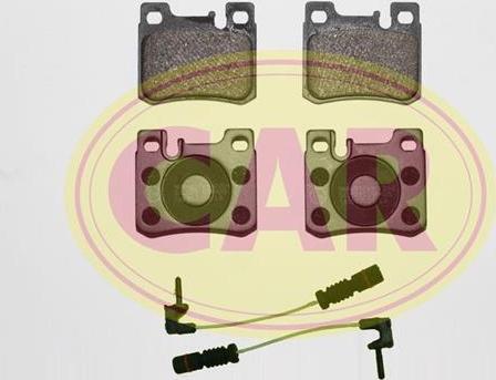 CAR PNT584A - Kit pastiglie freno, Freno a disco autozon.pro