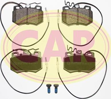 CAR PNT585 - Kit pastiglie freno, Freno a disco autozon.pro