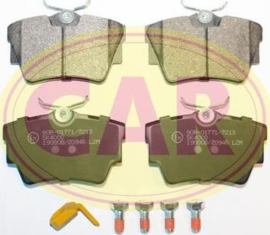 CAR PNT649K - Kit pastiglie freno, Freno a disco autozon.pro