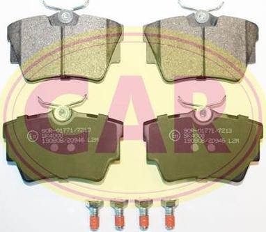 CAR PNT649 - Kit pastiglie freno, Freno a disco autozon.pro