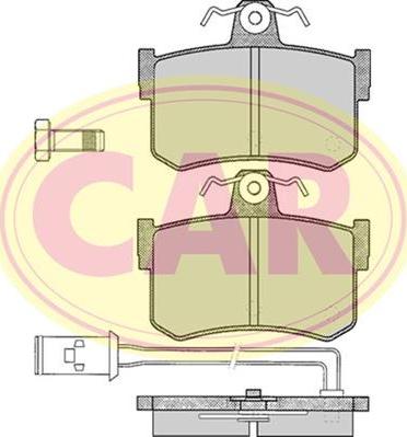 CAR PNT143 - Kit pastiglie freno, Freno a disco autozon.pro