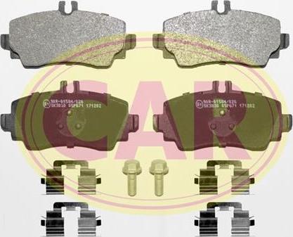 CAR PNT176K - Kit pastiglie freno, Freno a disco autozon.pro