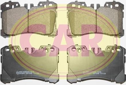 CAR PNT8481 - Kit pastiglie freno, Freno a disco autozon.pro