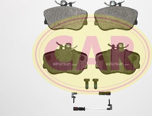 CAR PNT294A - Kit pastiglie freno, Freno a disco autozon.pro