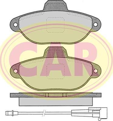 CAR PNT2621 - Kit pastiglie freno, Freno a disco autozon.pro