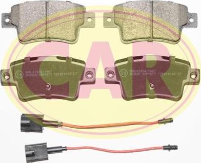 CAR PNT7761 - Kit pastiglie freno, Freno a disco autozon.pro