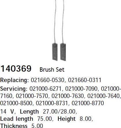 Cargo 140369 - Spazzola in carbone, Alternatore autozon.pro
