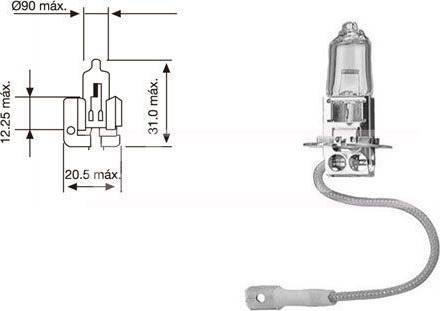 Carpriss 79780247 - Lampadina, Faro di profondità autozon.pro