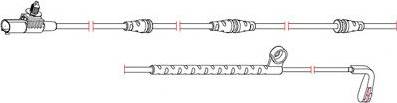 Carrab Brake Parts 8277 - Contatto segnalazione, Usura past. freno / mat. d'attrito autozon.pro