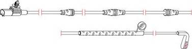 Carrab Brake Parts 8260 - Contatto segnalazione, Usura past. freno / mat. d'attrito autozon.pro