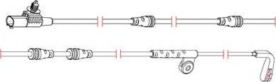 Carrab Brake Parts 8261 - Contatto segnalazione, Usura past. freno / mat. d'attrito autozon.pro