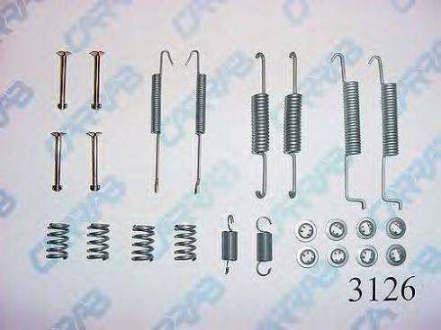 Carrab Brake Parts 3126 - Kit accessori, Ganasce freno autozon.pro