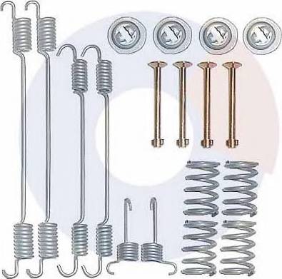 Carrab Brake Parts 3249 - Kit accessori, Ganasce freno autozon.pro