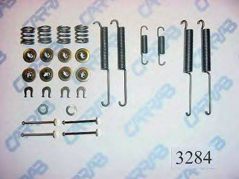 Carrab Brake Parts 3284 - Kit accessori, Ganasce freno autozon.pro