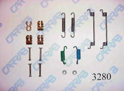 Carrab Brake Parts 3280 - Kit accessori, Ganasce freno autozon.pro