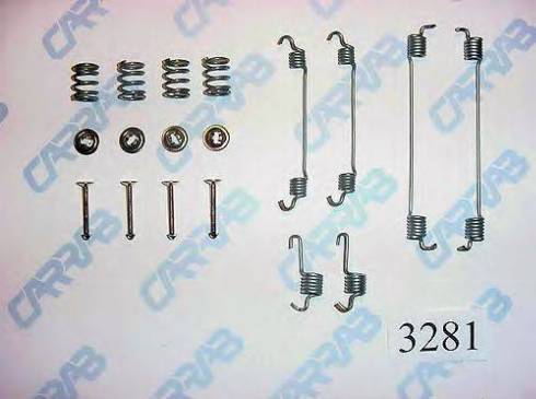 Carrab Brake Parts 3281 - Kit accessori, Ganasce freno autozon.pro