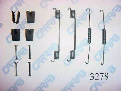 Carrab Brake Parts 3278 - Kit accessori, Ganasce freno autozon.pro