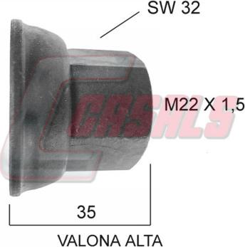 Casals 21124 - Dado ruota autozon.pro