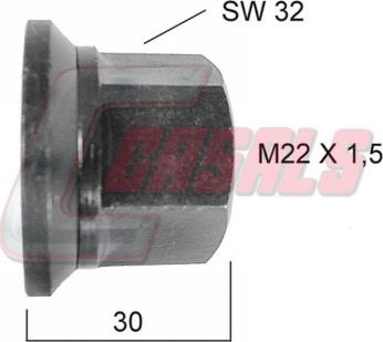 Casals 21176 - Dado ruota autozon.pro