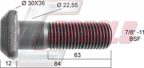 Casals 21293 - Bullone ruota autozon.pro