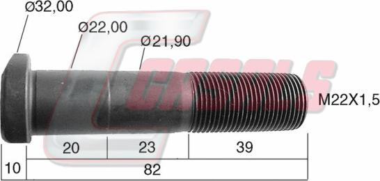 Casals 21245 - Bullone ruota autozon.pro