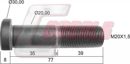 Casals 21246 - Bullone ruota autozon.pro