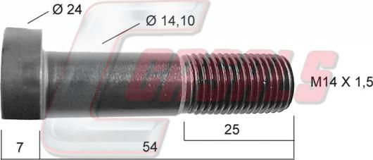 Casals 21250 - Bullone ruota autozon.pro