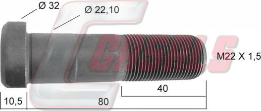 Casals 21239 - Bullone ruota autozon.pro