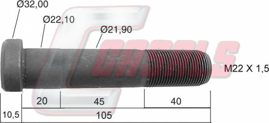 Casals 21229 - Bullone ruota autozon.pro