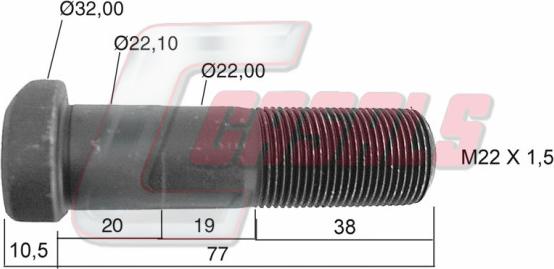 Casals 21223 - Bullone ruota autozon.pro