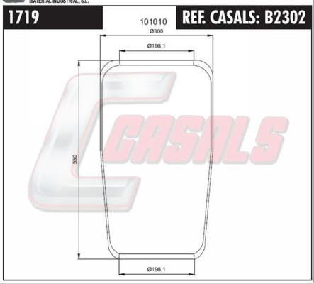 Casals B2302 - Soffietto, Sospensione pneumatica autozon.pro