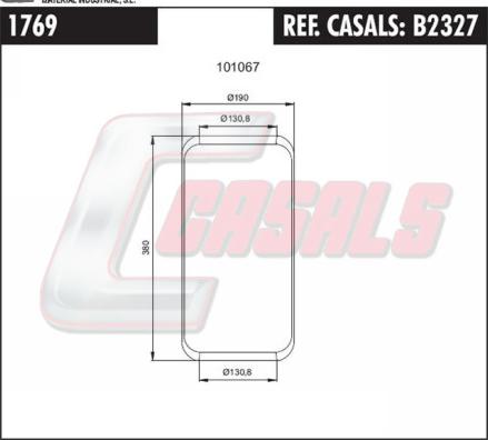 Casals B2327 - Soffietto, Sospensione pneumatica autozon.pro